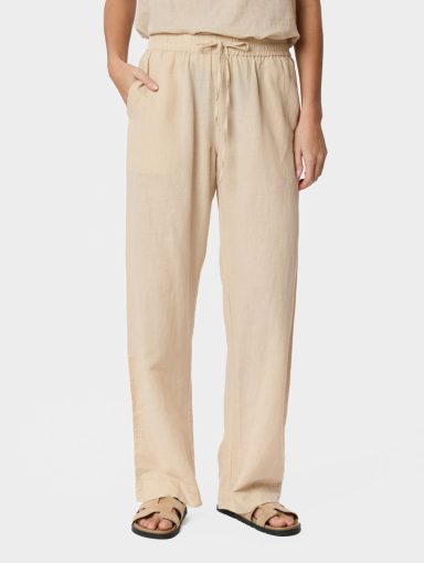 Neo Noir Sonar Linen Pants Sand