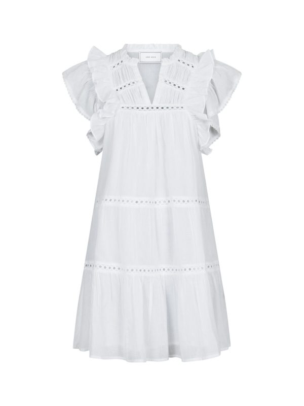Neo Noir Jamma Voile Dress White - Bilde 6