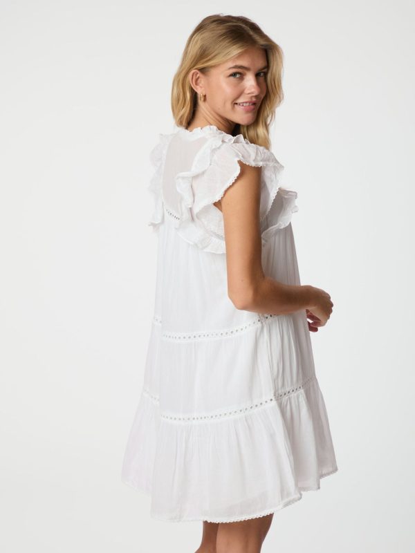 Neo Noir Jamma Voile Dress White - Bilde 5