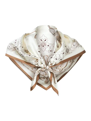 Ane Mone Lola Silk Scarf OffWhite