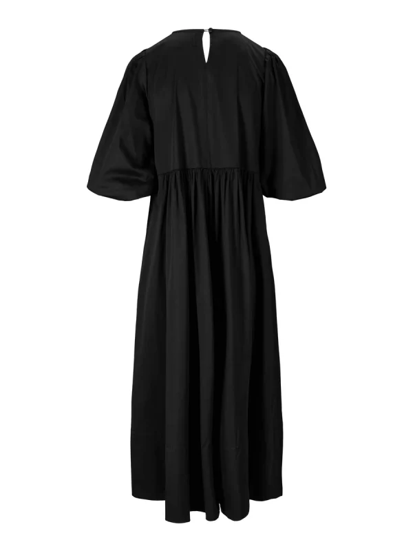 Ella & il Fie Cotten Dress Black - Bilde 2