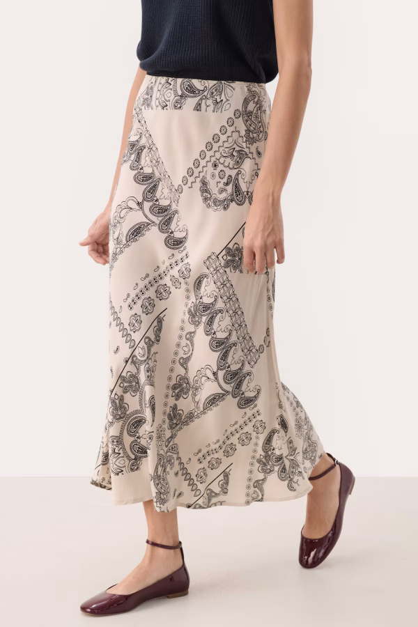 Part Two LaurinaPW Skirt French Oak Grap