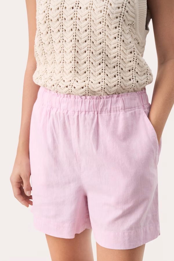 Part Two RiggePW Shorts Pink Nectar Chambrey - Bilde 2