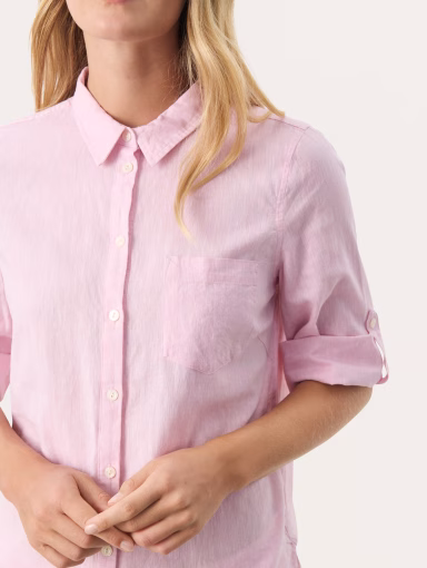 Part Two CindiePW Shirt Pink Nectar Chambrey