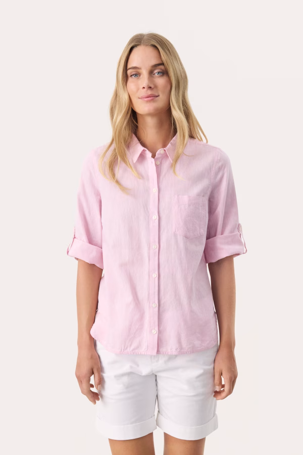 Part Two CindiePW Shirt Pink Nectar Chambrey - Bilde 2