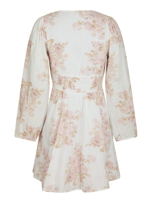 Neo Noir Milly Emb Rose Dress  Dusty Rose - Bilde 4