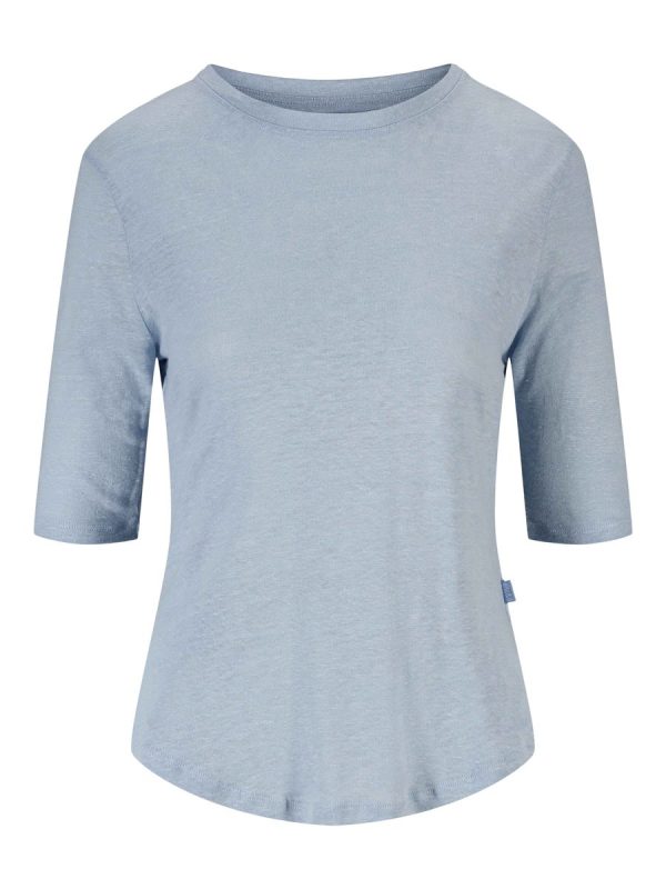 Ella & il Karina Linen Tee Kentucky Blue
