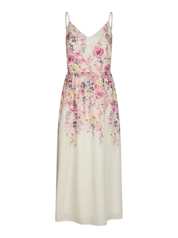 Neo Noir Sanni Flower Print Dress Ivory - Bilde 3