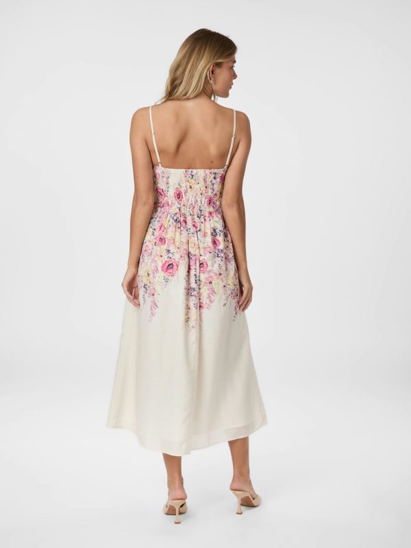 Neo Noir Sanni Flower Print Dress Ivory - Bilde 2