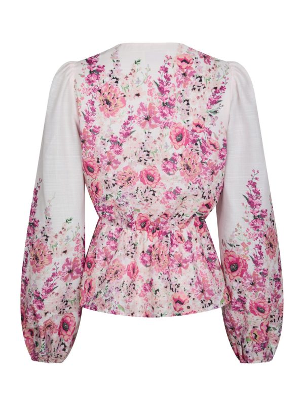 Neo Noir Fie Flower Print Blouse Rose - Bilde 2