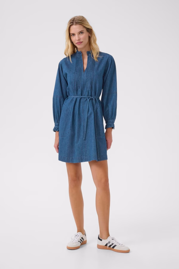 Part Two SarinePW Dress Medium Dark Blue Denim - Bilde 2