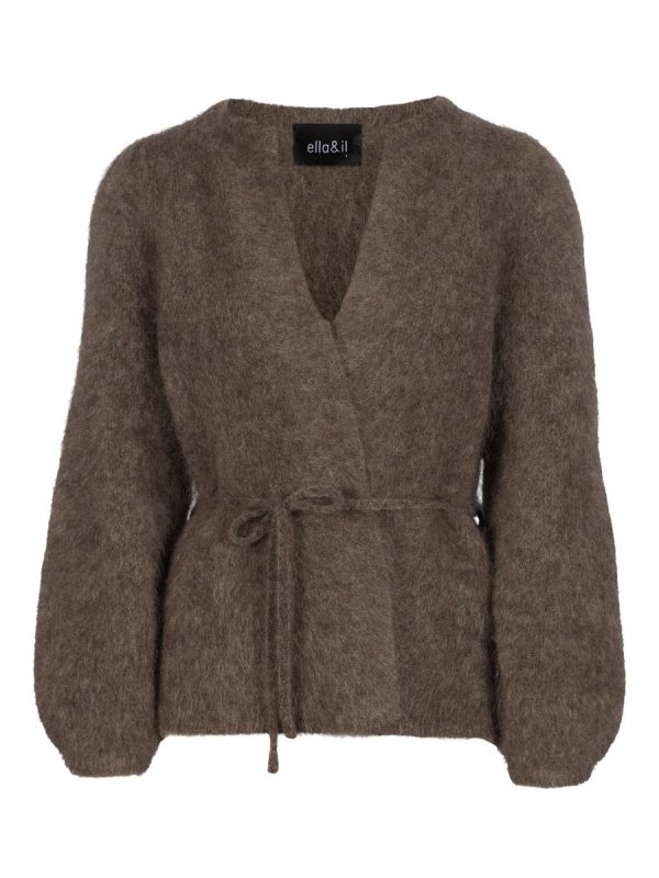 Ella & il Fredrikke Chunky Cardigan Brown - Bilde 2