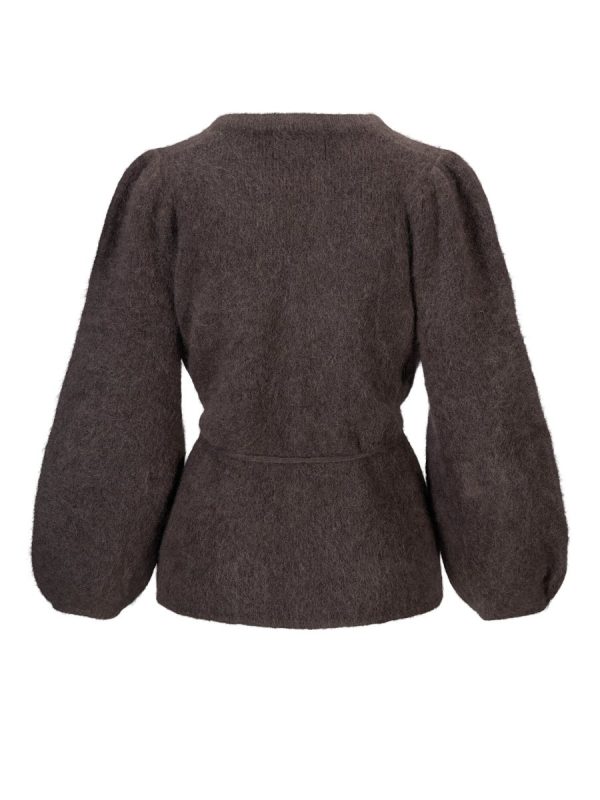 Ella & il Fredrikke Chunky Cardigan Dark Brown - Bilde 2