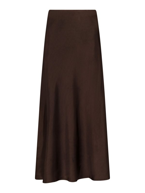 Neo Noir Bovary Skirt Dark Brown - Bilde 2