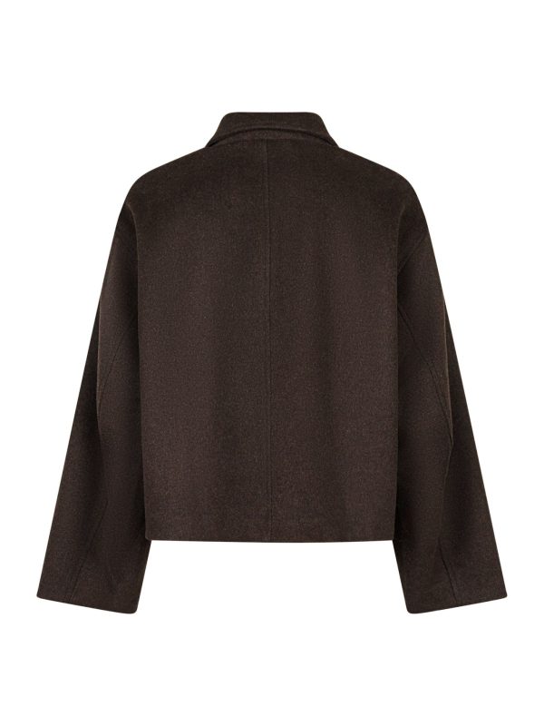 Neo Noir Hamra Wool Jacket Chocolate Brown - Bilde 2