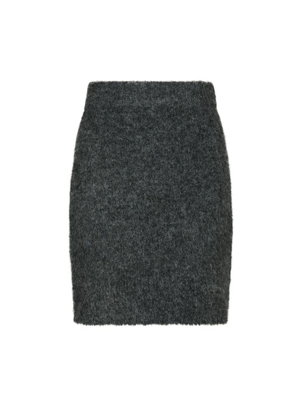 Neo Noir Naria Fluffy Knit Skirt Antracit - Bilde 3