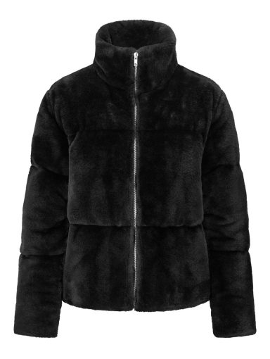 Ella & il Gisele Fake Fur Jacket Black
