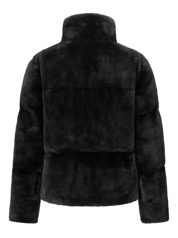 Ella & il Gisele Fake Fur Jacket Black - Bilde 2