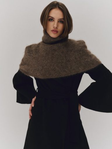 Ella & il Sylvia Chunky Neck Brown