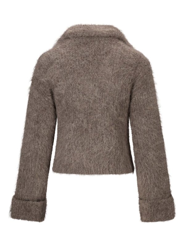 Ella & il Fenny Chunky Cardigan Brown - Bilde 2