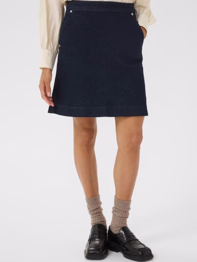 Part Two SaigePW Skirt Washed Black Denim