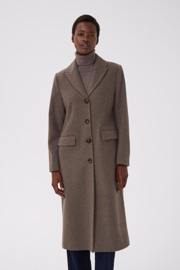 Part Two Sirinapw Coat Dark Walnut Malange
