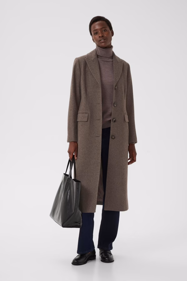 Part Two Sirinapw Coat Dark Walnut Malange - Bilde 2