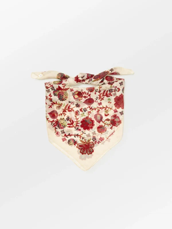 Beck Søndergaard Bromflora Tabby Sia Silk Scarf Birch White