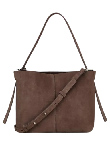 Beck Søndergaard Suede Fraya Small Bag Hot Fudge Brown