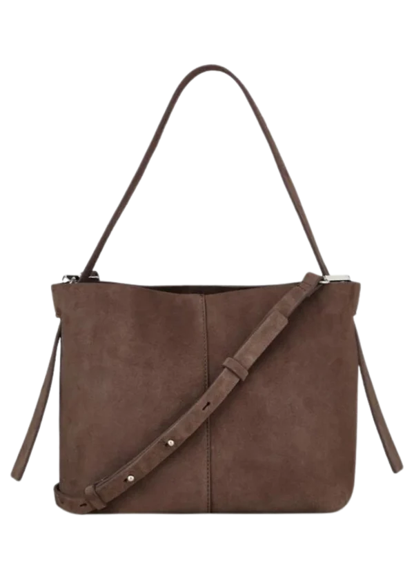 Beck Søndergaard Suede Fraya Small Bag Hot Fudge Brown