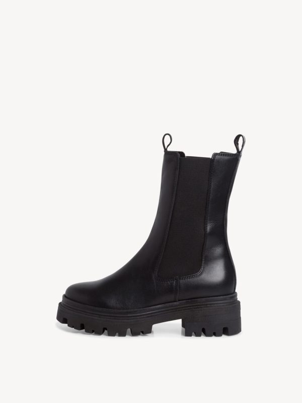 Tamaris Skolett 1-25498-41-003 Black Leather - Bilde 2