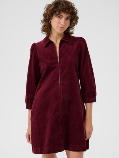 Part Two EyvorPW Dress Tawny Port