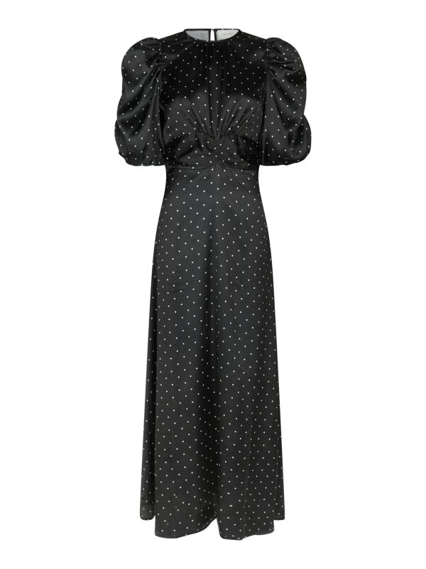 Neo Noir Kikka Dot Dress Black - Bilde 4