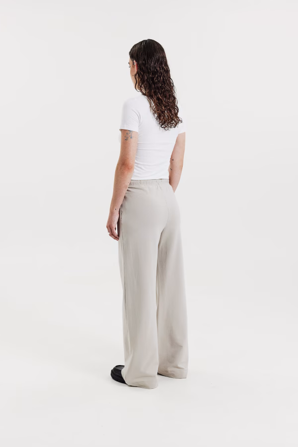 Bread&Boxers Wide Leg Lounge Pant -Greige - Bilde 3