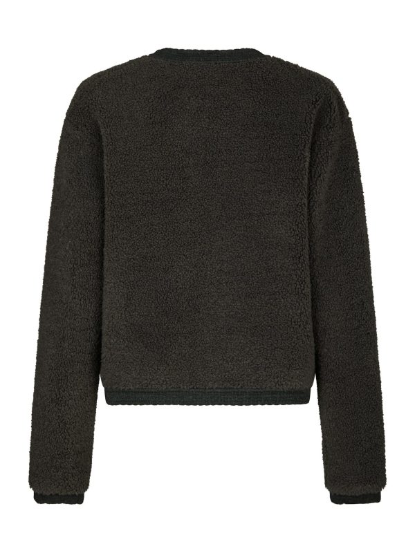 Neo Noir Limo Fluffy knit Cardigan Antracit - Bilde 4