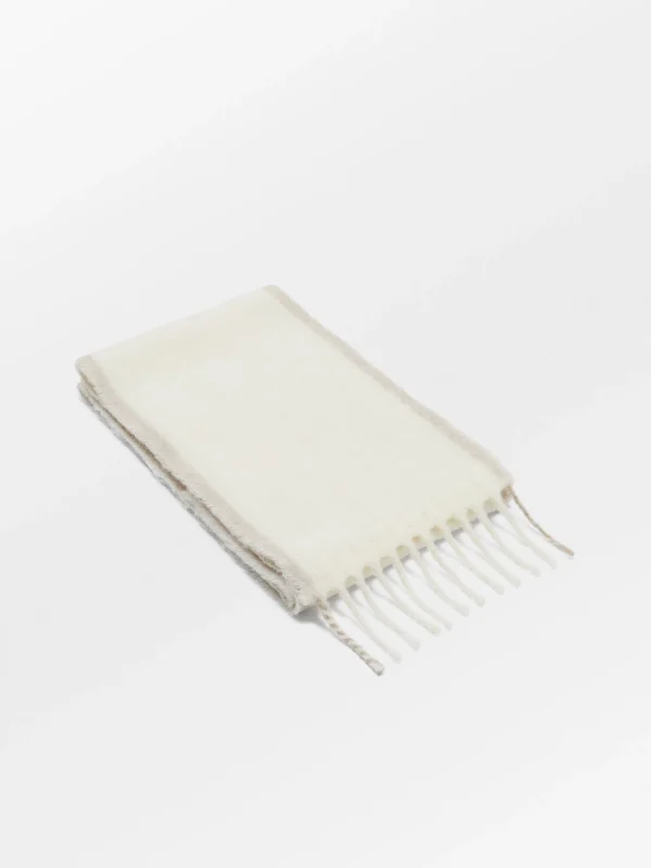 Beck Søndergaard Solid Yuta Scarf Birch White - Bilde 2