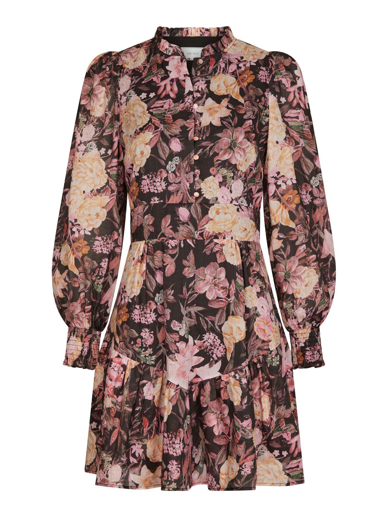 Neo Noir Aberto Big Flower Dress