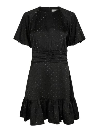 Neo Noir Sulli Bedazzled Dress Black