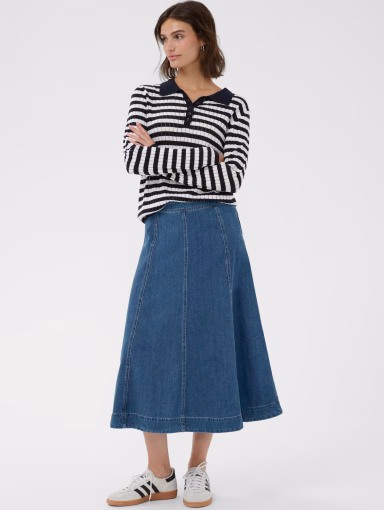 PART TWO Petrina PW SK Medium Blue Denim