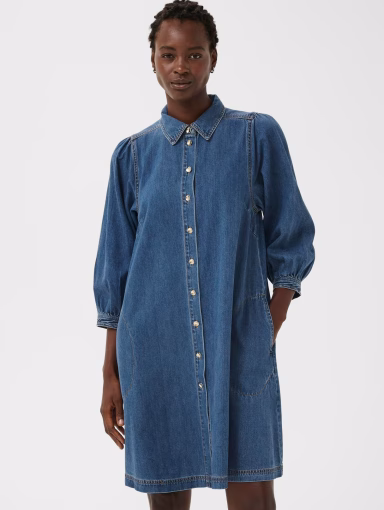 Part Two EleinarPW Dress Medium Blue denim