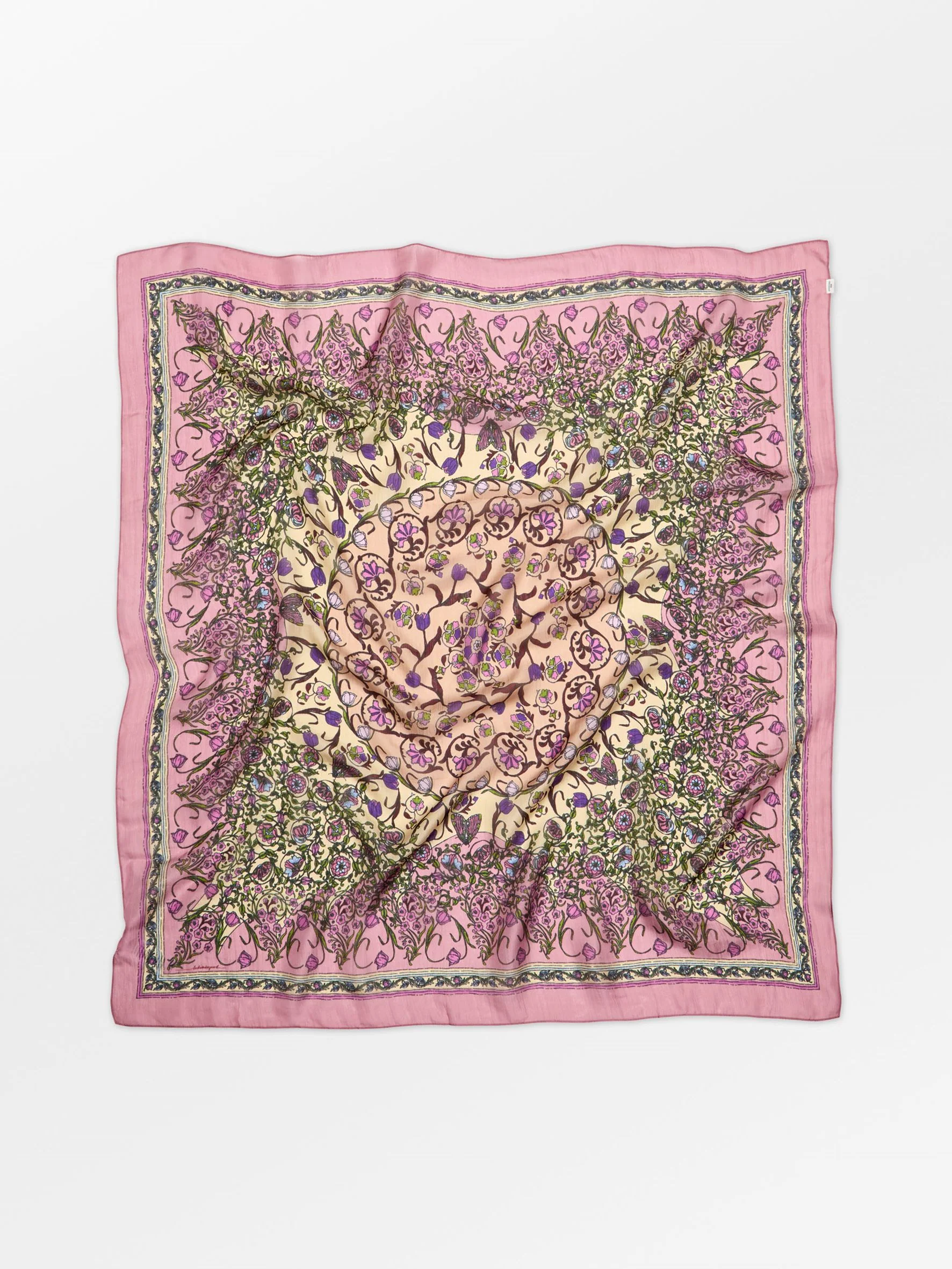 BeckSøndergaard Gardenparty Taby Sia Scarf - Peony Pink - Bilde 2