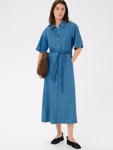 Part Two AmaPW Dress Medium Blue Denim