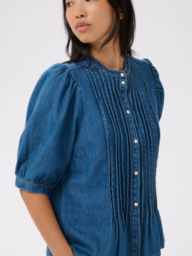 Part Two AlesiaPW Shirt Medium Blue Denim