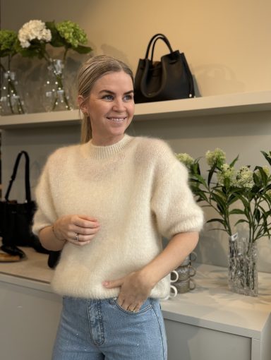 From Paris With Love Ecru Mohair One Size