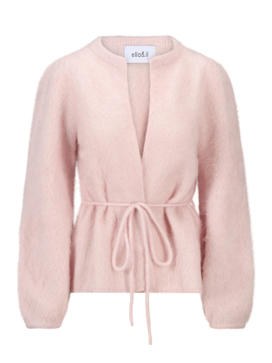 Ella & Il Fredrikke Chunky Cardigan Pink