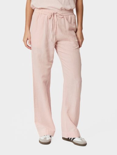 Neo Noir Sonar Linen Pants Rose Smoke