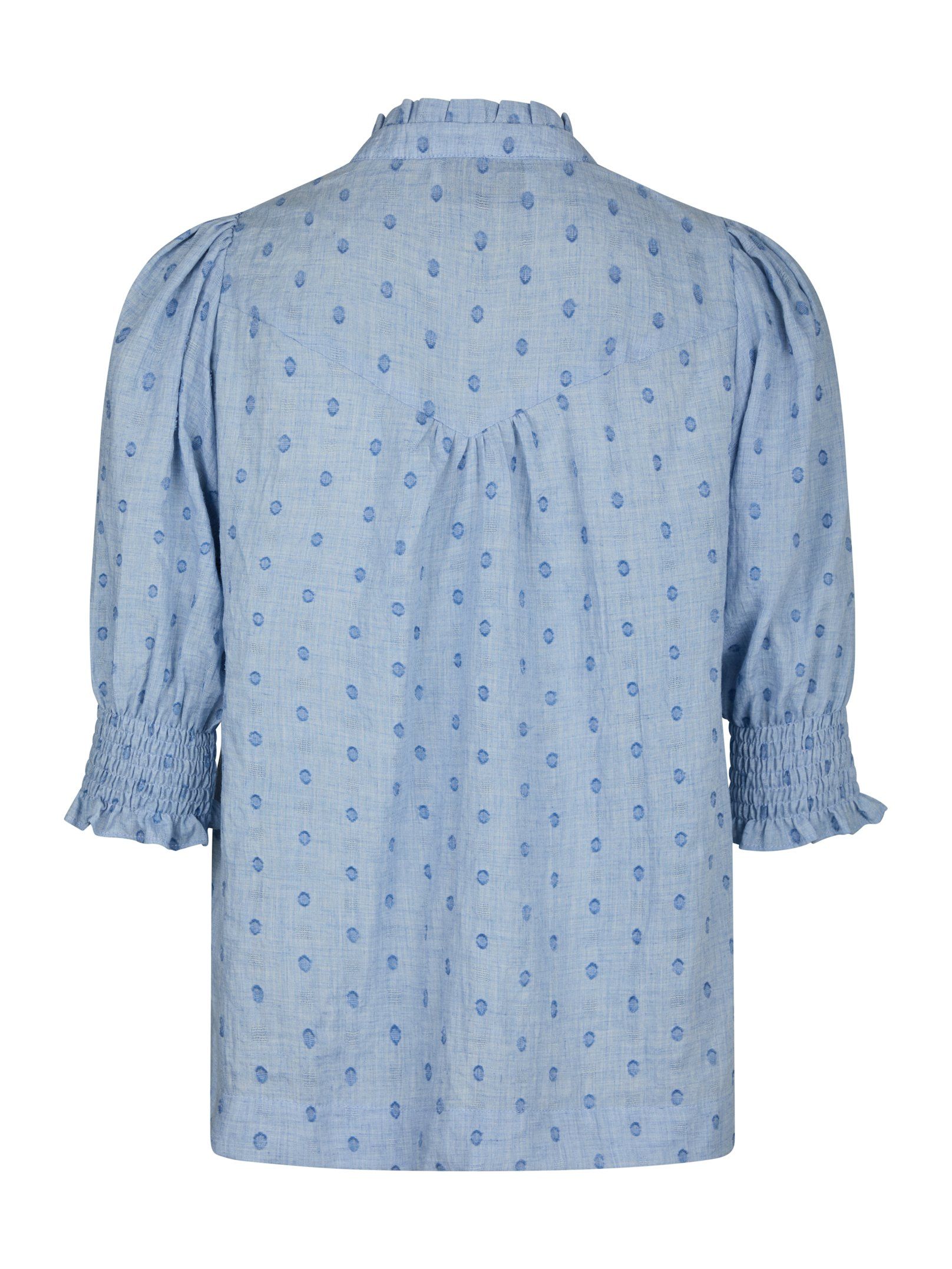 Neo Noir Diana Dobby S Blouse Light Blue - Bilde 5