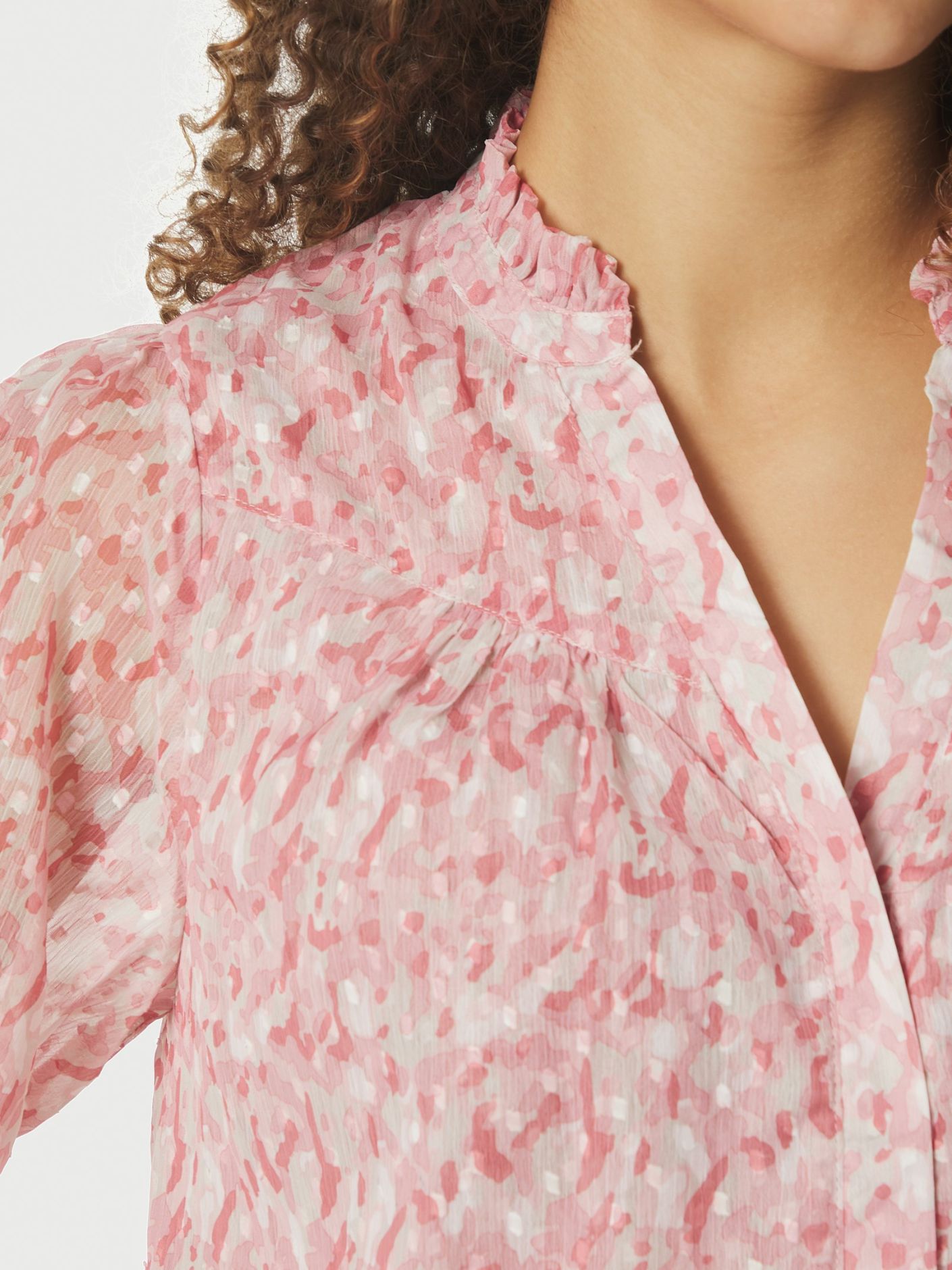 Neo Noir Diana Blurred Blouse Rose - Bilde 3