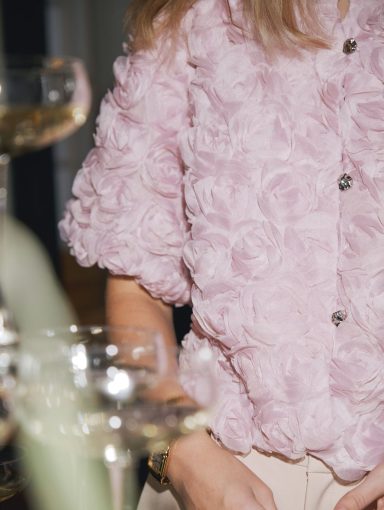 Neo Noir Aisa Flower Blouse - Rose