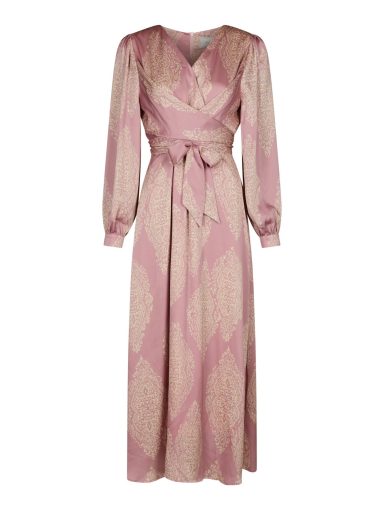Neo Noir Bretti Paisley Drop Dress Evening Rose